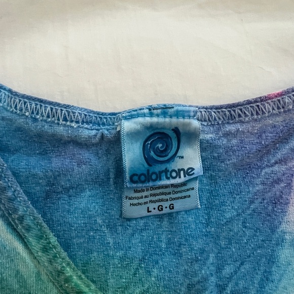 Tie-Dye Tank Top - Yamaha Hair Don’t Care - Size L - Picture 3 of 3